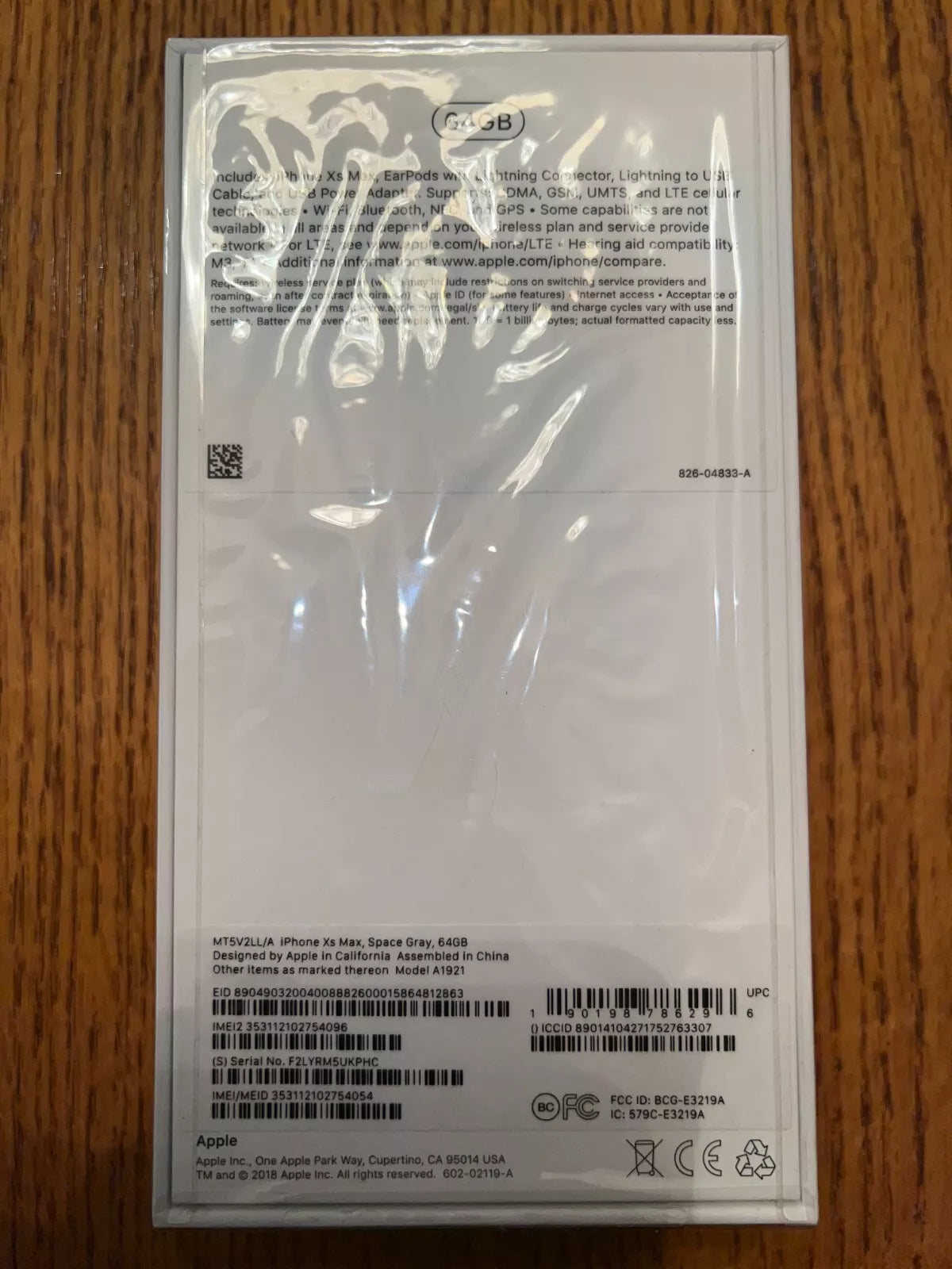 Apple iPhone XS Max 64GB (Unlocked) NIB