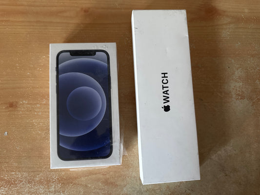 Combo DEAL - iPhone 12 64GB Black + Apple Watch SE Gen2 Starling (Metro by TMobile)