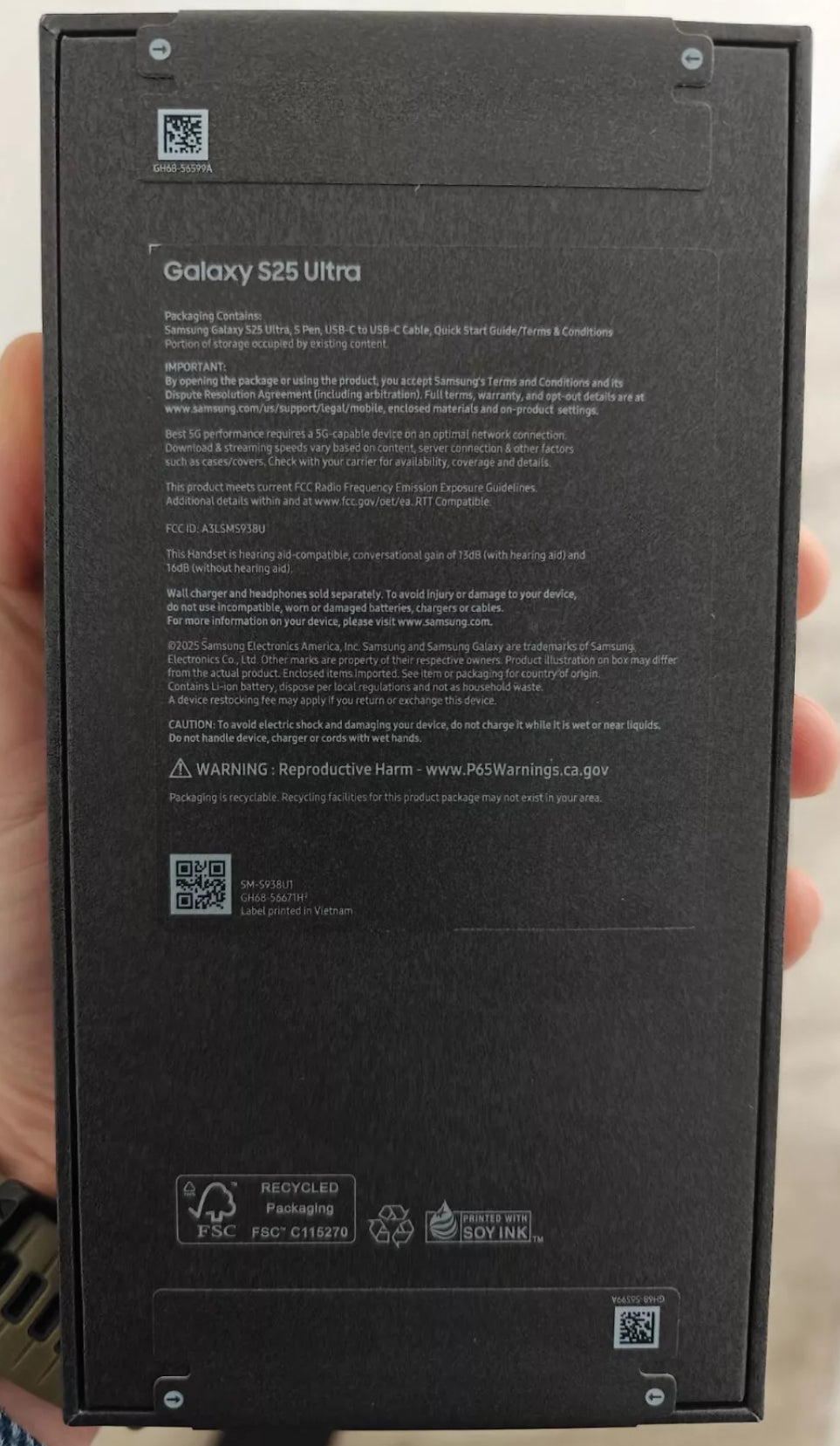 Samsung Galaxy S25 Ultra Unlocked - BRAND NEW- Unopened - 512GB - Titanium Black